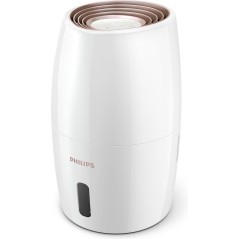 Philips 2000 Series HU2716 Humidifier - Stylish Pink & White Desk Design for Optimal Comfort